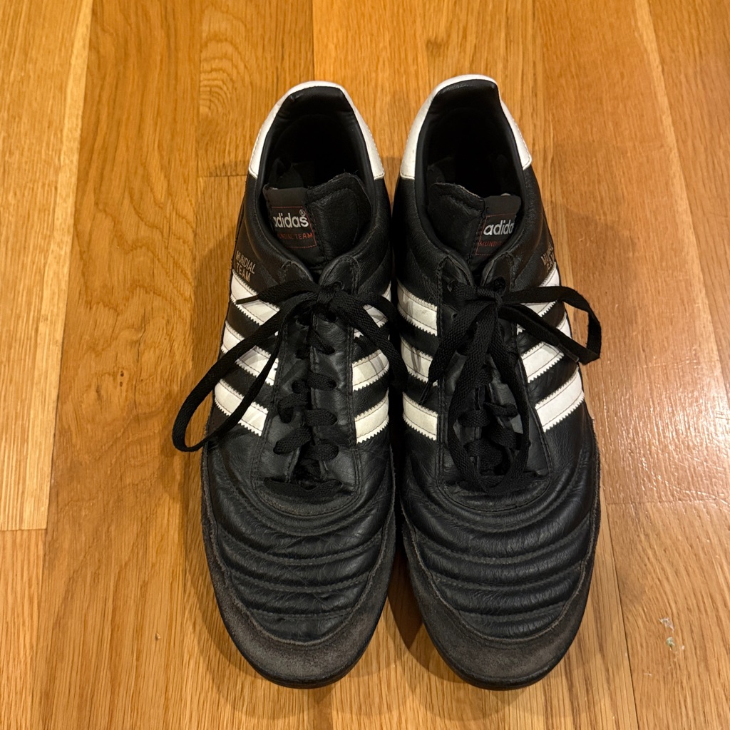 Adidas Classic Black And White Cleats